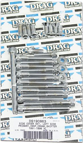 Drag specialties side cover bolt set - xl  -  ds-190863