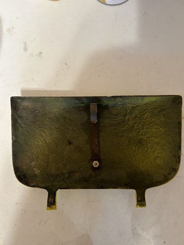 1965 bombardier ski-doo snowmobile / glove box lid with tag. chalet