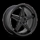 (set of 4) tsw launch black 20&#039;&#039; 5x120 staggered rims