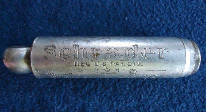 Vintage- schrader balloon tire gauge (10-50lbs.)  collectors!