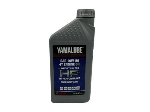 Yamaha oem 10w50 semisynthetic oil 1 qt lub-10w50-ss-12 yamalube