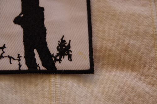 Patch patch ironing picture why? why? peace anti-war-