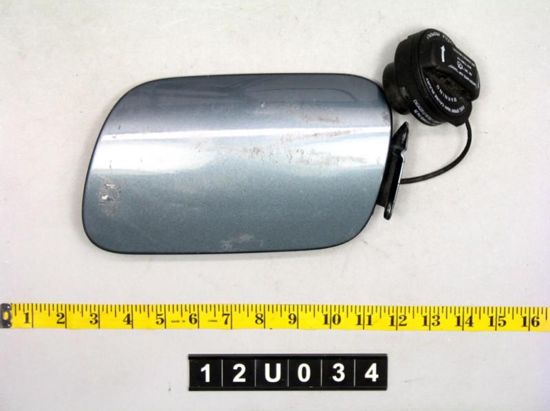 06 touareg fuel filler door lid gas tank cover cap oem gray 12u034