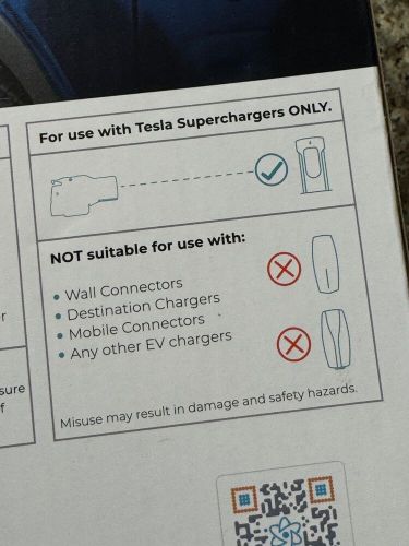 Lectron tesla supercharger (nacs) to ccs adapter 500a 1000v vortex plug ccs1 ev