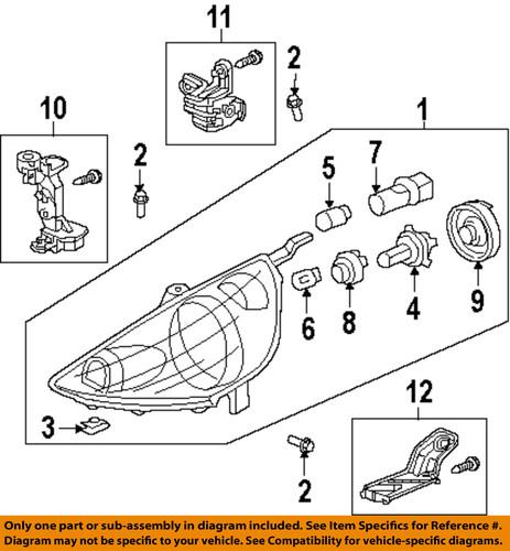 Honda oem 33150tk6a01 headlight-headlamp assembly