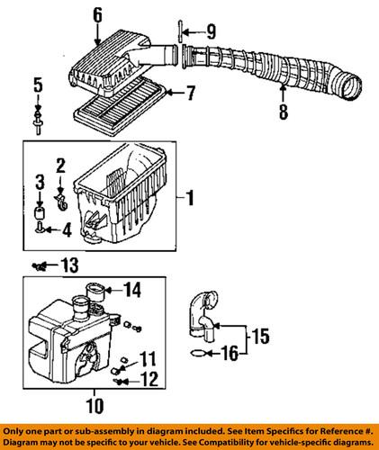 Honda oem 17228paaa00 air intake-air tube