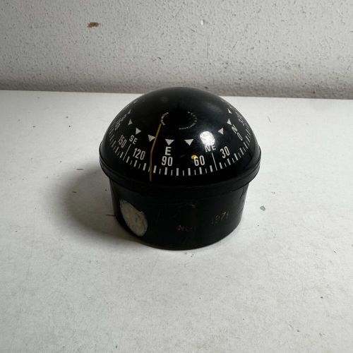 Vintage roseland nj aqua meter 90 black nautical navigation marine boat compass