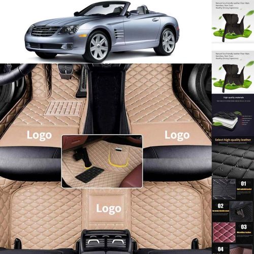 For chrysler crossfire 2004-2008 custom car floor mats cargo liners waterproof