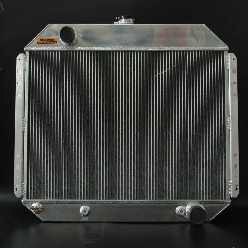 Radiator for ford truck chevy f-100 f-150 68-79 aluminum v8 4rows at 833 spawon