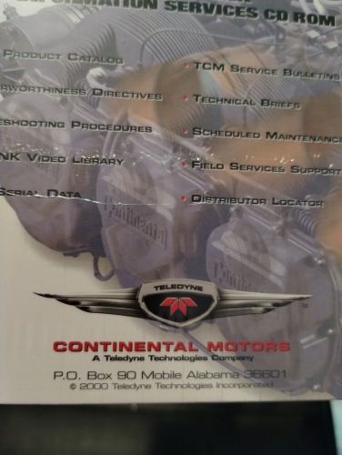 The tcm link information services cd rom teledyne continental motors 2000