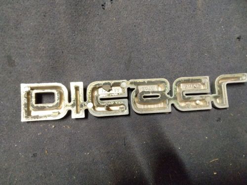 Chevrolet gmc duramax &#034; diesel&#034;  emblem logo badge sign oem gm used