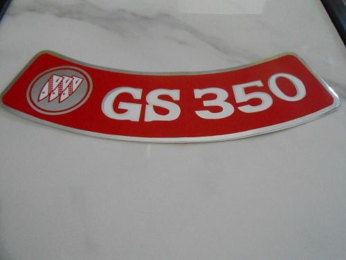 1968-74 reproduction buick gs 350 air cleaner decal