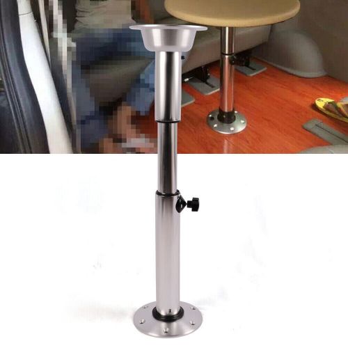 Aluminum marine boat table mount - rv caravan adjustable height table pedestal