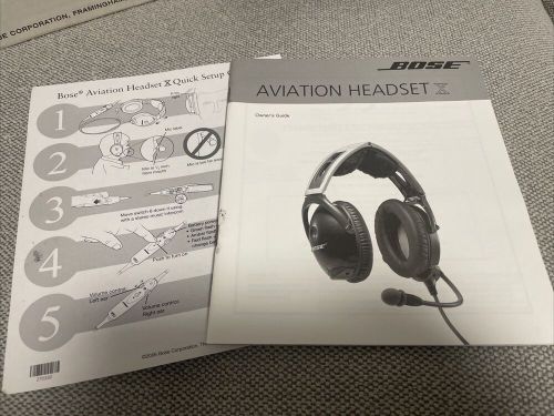 Brand new! bose aviation headset x