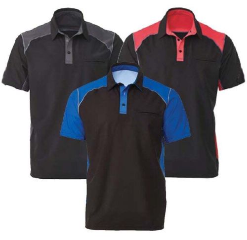 Simpson racing 39018sr sonoma performance crew shirt adult small black/red