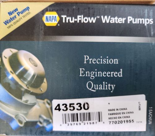 Napa 43530 tru-flow standard water pump