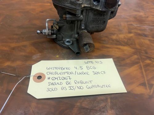 Westerbeke 4.5 bcg carburetor/ weber 301cf, #042067/038949.