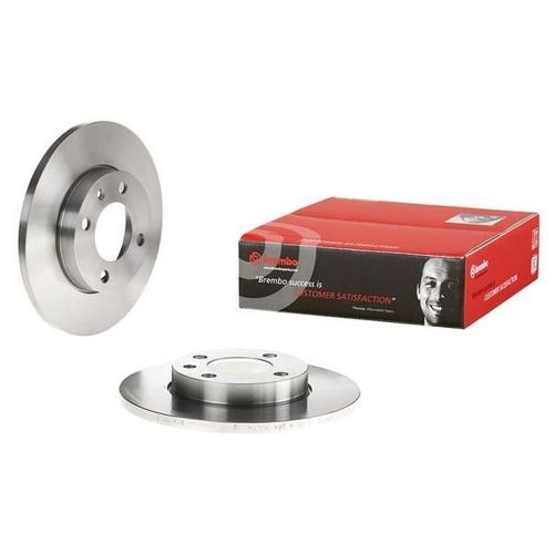 Brembo front pair solid brake discs 08.4177.10 - fits audi, seat