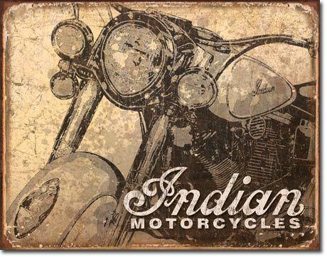 Indian motorcycles. free shipping vintage style metal sign,shop,bar,garage,home