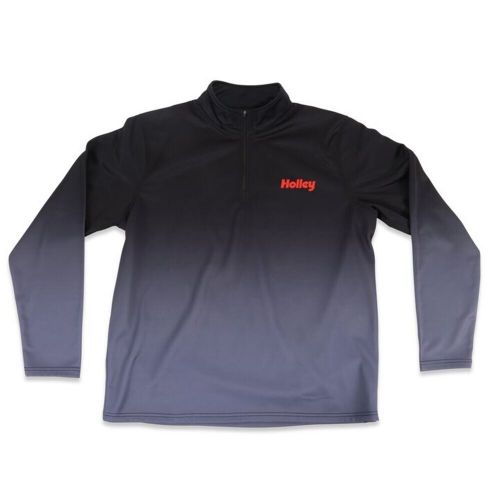 Holley performance 10438-smhol holley logo quarter zip shirt