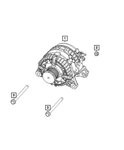 Genuine mopar engine generator 68449636ab