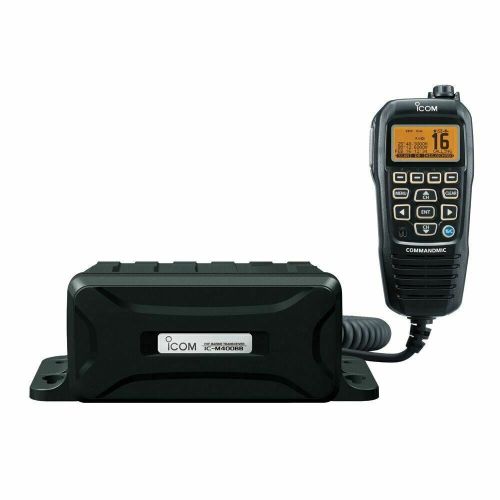 Icom m400bb vhf marine black box radio with black command mic m400bb 31