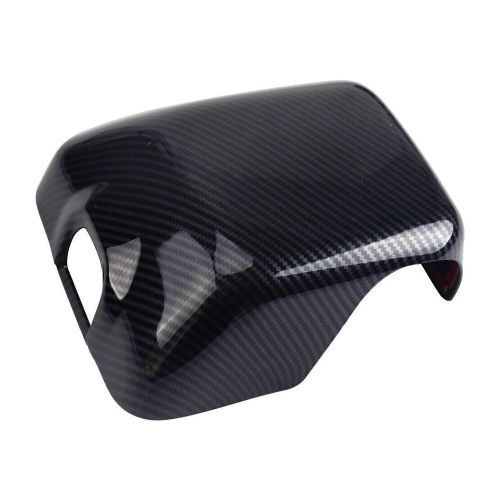 2x carbon fiber abs exterior side mirror cover trim fit for jeep wrangler jl 18