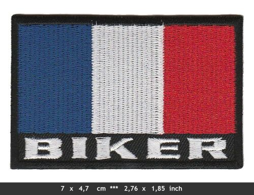 France biker flag patch patch motorcycle motocycle chopper usa-