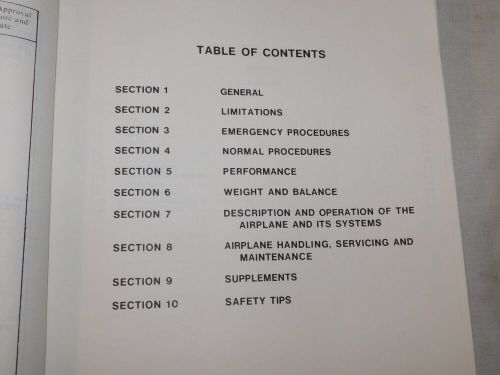 Piper cherokee warrior ii information manual pa-28-161, paperback