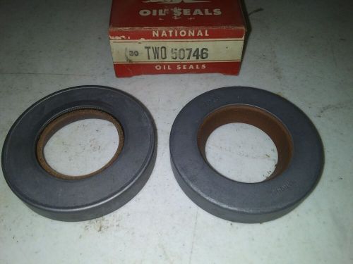 National oil seals  (lot of 2)  50746