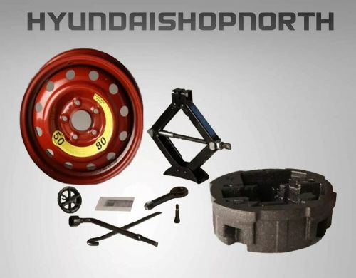 2012-2017 hyundai accent 4-dr|spare tire kit|genuine oem accessories|1rf40-ac910