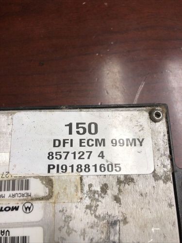 Mercury ecu 857127a4 135/150hp optimax engine control unit 1998/99 models. used