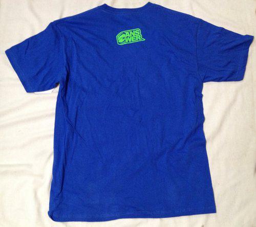 New answer core tee shirt color royal green size adult large/lg 014275