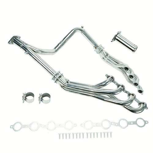 Stainless steel exhaust manifold headers for chevy gmc 2007-2014 4.8l 5.3l 6.0l