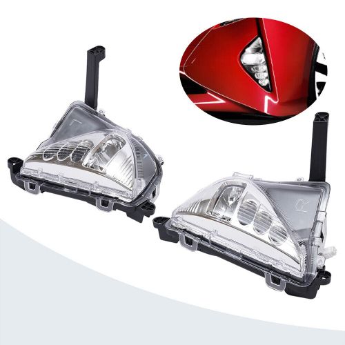 For toyota prius 2016 2017 2018 pair led front bumper fog light lamp&amp;turn signal