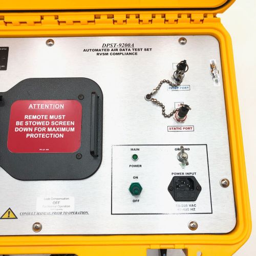 New dfw instruments dpst-9200a automated pitot air data test set rvsm w/ remote