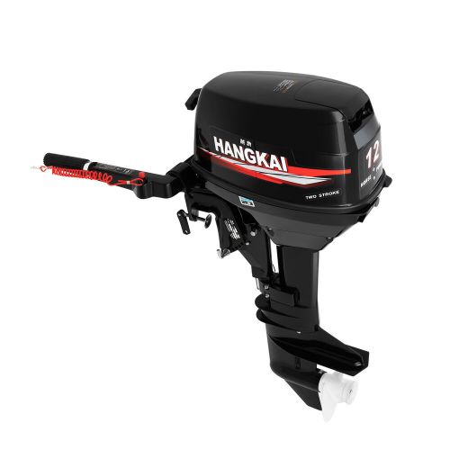 Hangkai 2-stroke 12 hp outboard motor with water cooling fishing boat engine hot