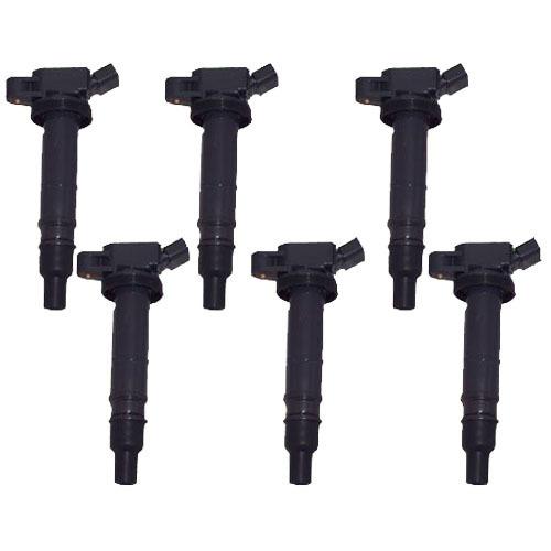 Ignition coil - set of 6 - toyota lexus scion - l4 v6 v8 - 90919-02248 - new