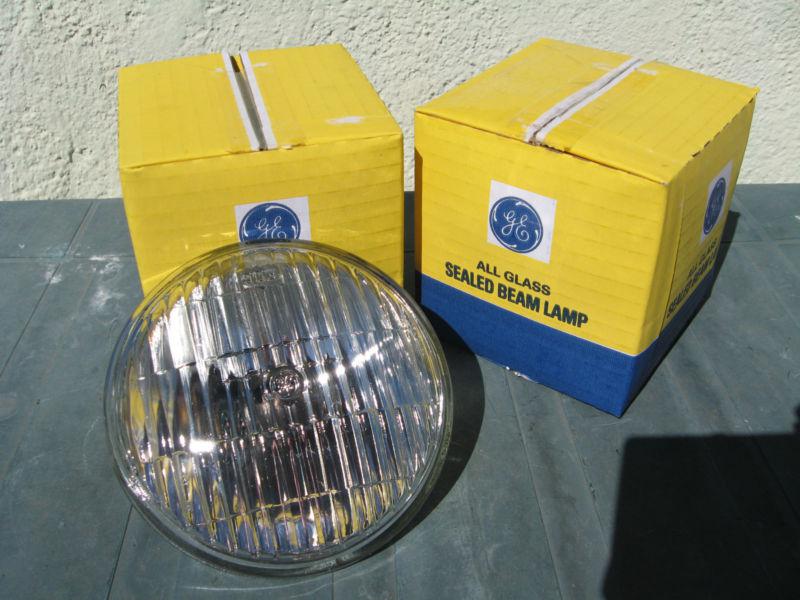 Find 2 - GE CLEAR Sealed Beam 12v Fog Lamp lights 4415 - 4 1/2