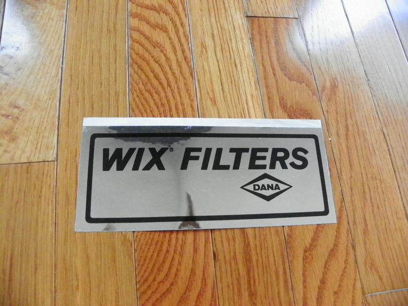 Wix filters dana shiny vintage sticker 