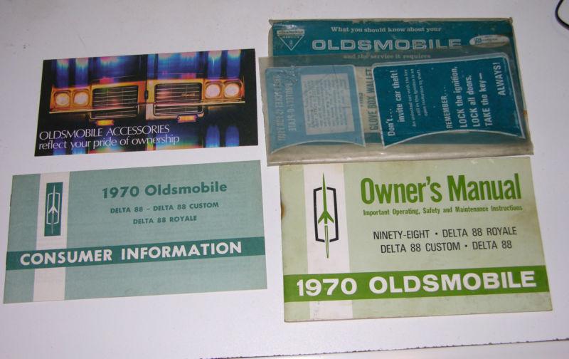 1970 oldsmobile owner's manual-original -ninety-eight,delta 88