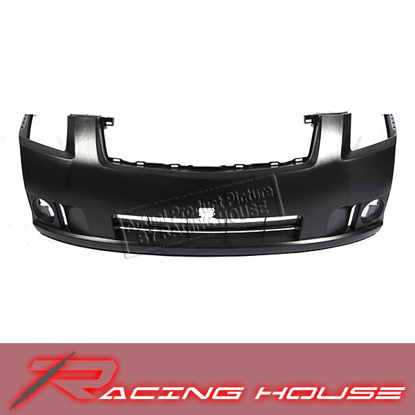 2007-2009 nissan sentra unpainted primed plastic front bumper cover fascia body