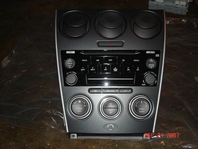 06-08 mazda 6 am fm radio 6 disc cd player gp9a66dsx *