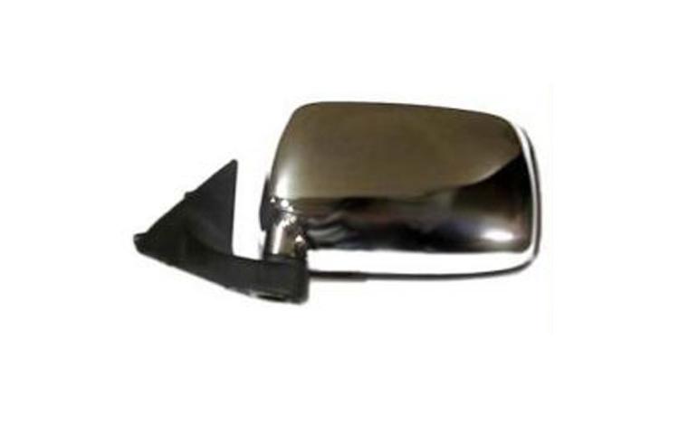 Left driver side replacement manual folding chrome mirror 86-93 mazda b series