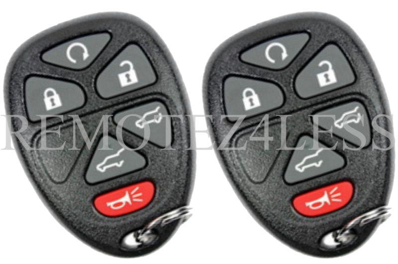 New pair gm cadillac keyless entry key remote fob clicker transmitter beeper 