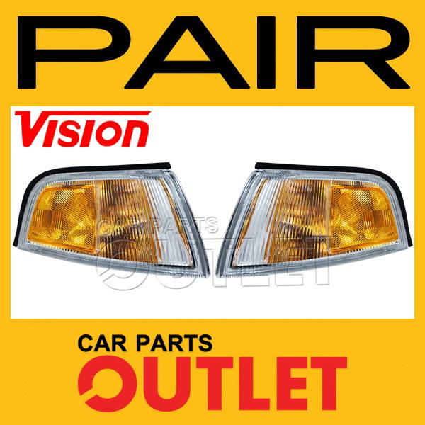 97-02 mirage 4dr sedan corner signal light lamp assembly left+right replacement