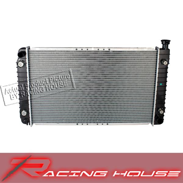 1996-1998 chevy c/k pickup truck v6 4.3l /w eoc 6-cyl cooling radiator assembly