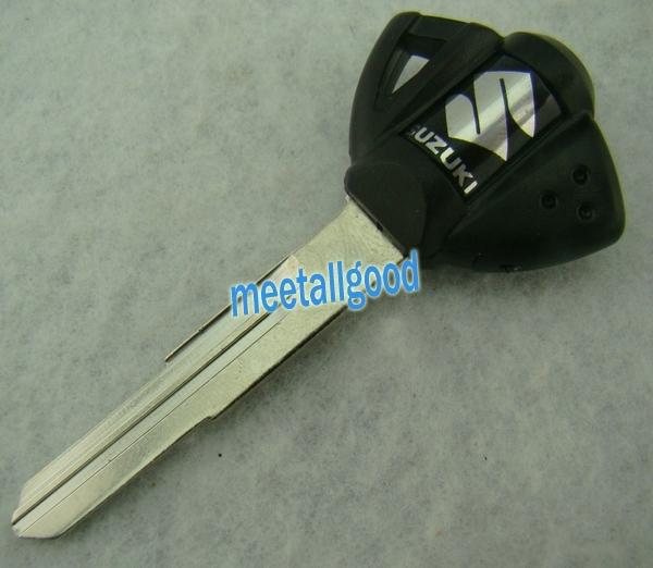 Black blade key motorcycle suzuki gsxr 600 750 1000 1300 sv 650 dl1000