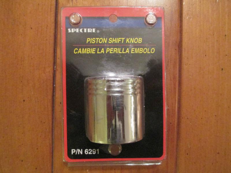 Spectre piston shifting knob p/n 6291 (rat rod chrome knob) "brand new"