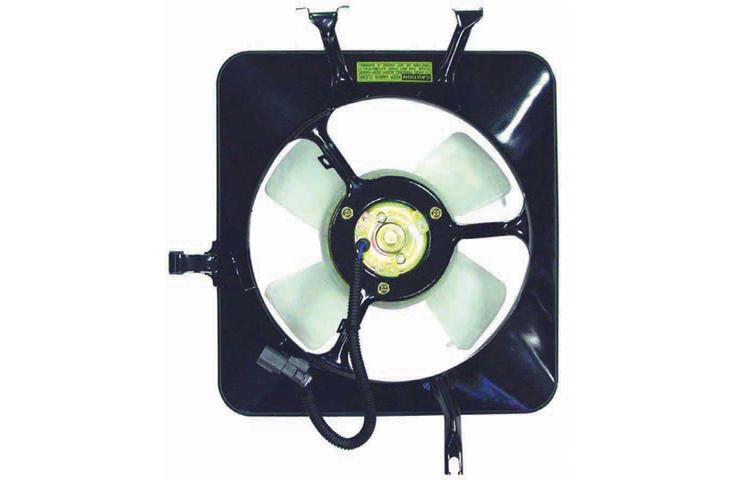 Replacement ac condenser cooling fan assembly 90-93 acura integra 1.7l 1.8l